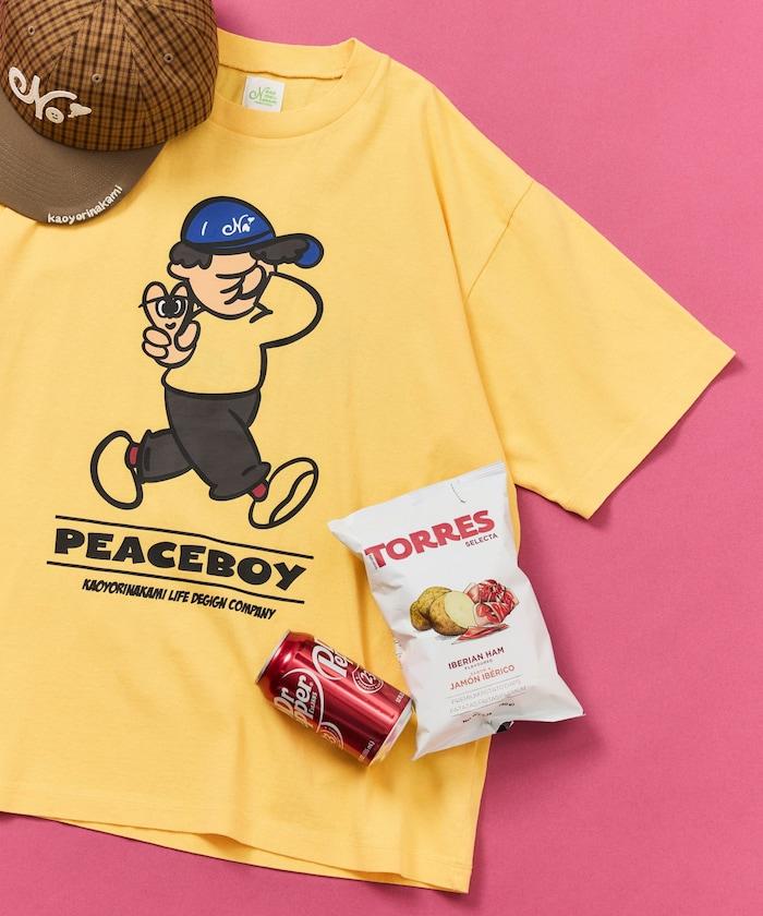 kaoyorinakami × FREAK'S STORE カオヨリナカミ  和平男孩圖案 T恤