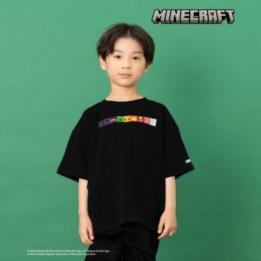 マインクラフト（我的世界） 方形圖標頭像短袖T恤