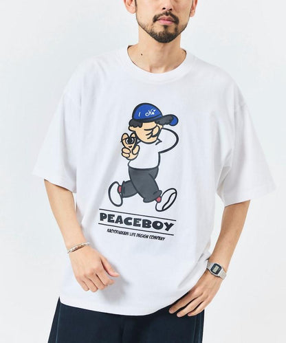 kaoyorinakami × FREAK'S STORE カオヨリナカミ  和平男孩圖案 T恤