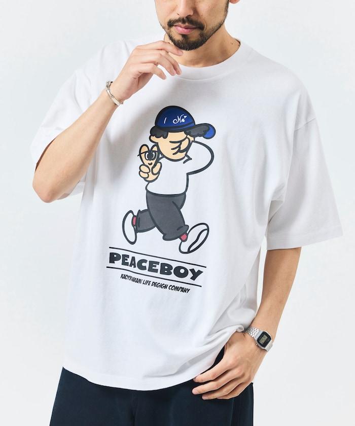 kaoyorinakami × FREAK'S STORE カオヨリナカミ  和平男孩圖案 T恤