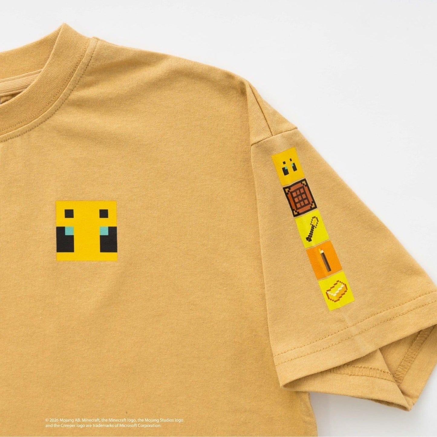 マインクラフト（我的世界） MOBアイコン配色短袖T恤