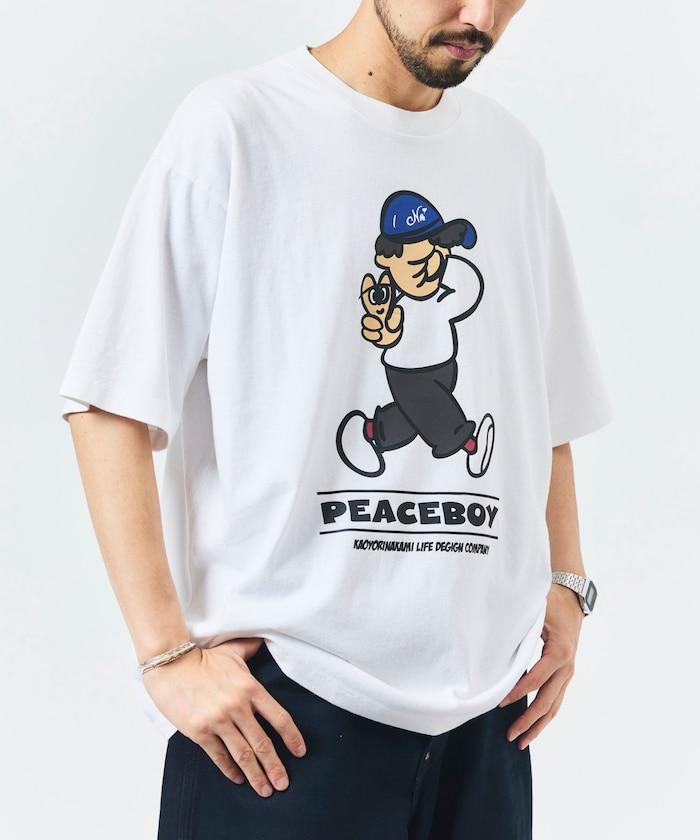 kaoyorinakami × FREAK'S STORE カオヨリナカミ  和平男孩圖案 T恤