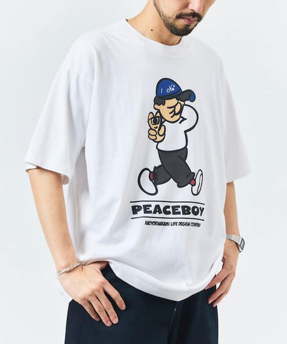 kaoyorinakami × FREAK'S STORE カオヨリナカミ  和平男孩圖案 T恤