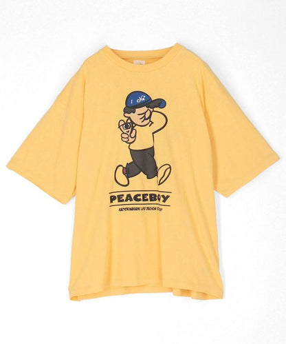 kaoyorinakami × FREAK'S STORE カオヨリナカミ  和平男孩圖案 T恤