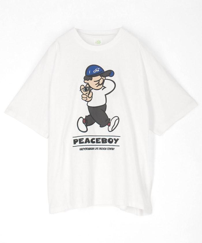 kaoyorinakami × FREAK'S STORE カオヨリナカミ  和平男孩圖案 T恤