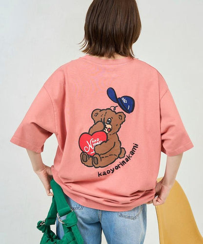 kaoyorinakami × FREAK'S STORE 聯名 坐姿拳擊熊圖案T恤