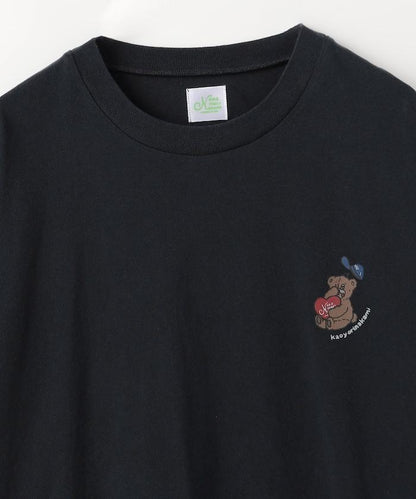 kaoyorinakami × FREAK'S STORE 聯名 坐姿拳擊熊圖案T恤