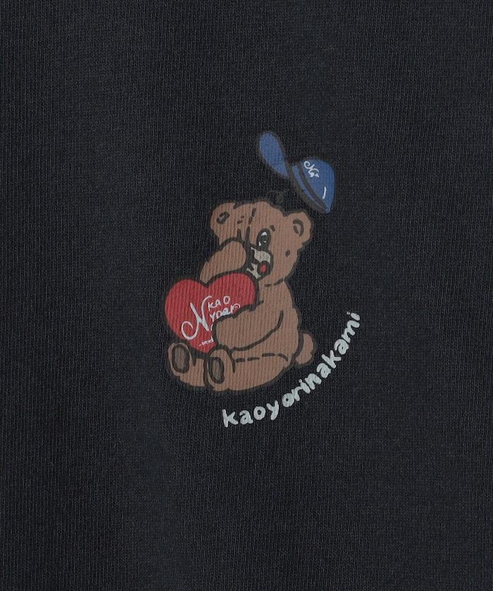 kaoyorinakami × FREAK'S STORE 聯名 坐姿拳擊熊圖案T恤