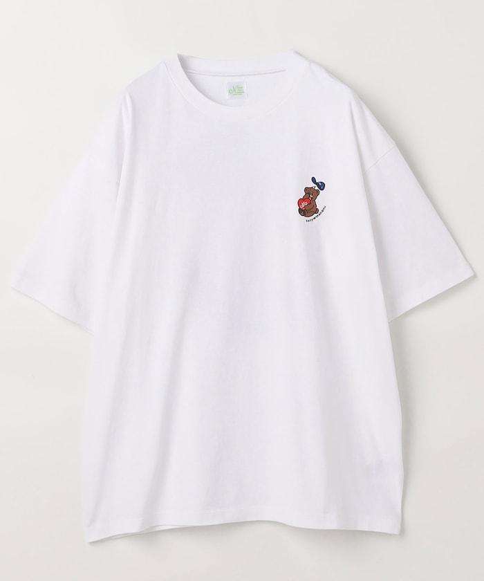 kaoyorinakami × FREAK'S STORE 聯名 坐姿拳擊熊圖案T恤