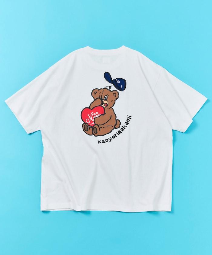 kaoyorinakami × FREAK'S STORE 聯名 坐姿拳擊熊圖案T恤