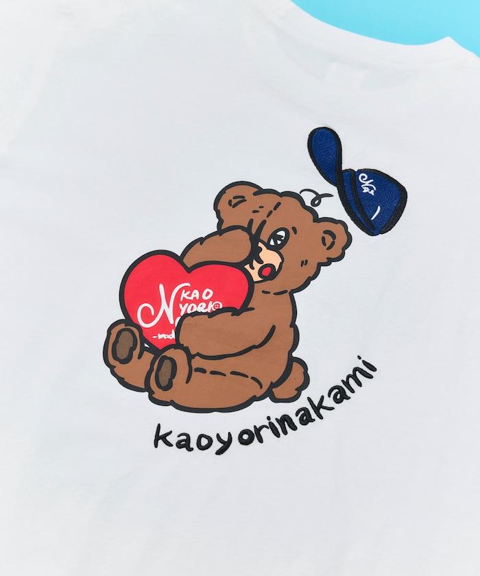 kaoyorinakami × FREAK'S STORE 聯名 坐姿拳擊熊圖案T恤