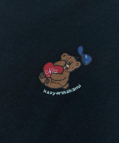 kaoyorinakami × FREAK'S STORE 聯名 坐姿拳擊熊圖案T恤