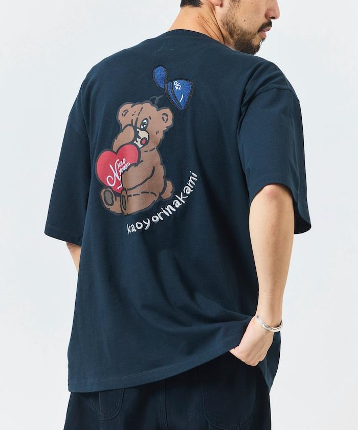 kaoyorinakami × FREAK'S STORE 聯名 坐姿拳擊熊圖案T恤