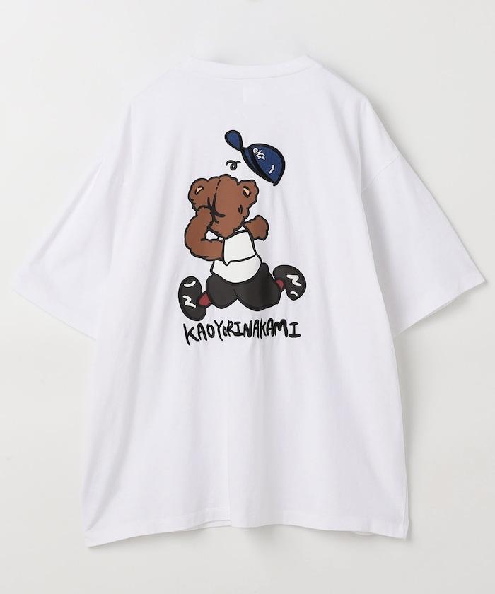 kaoyorinakami × FREAK'S STORE 聯名 跑跑拳擊熊圖案 T恤