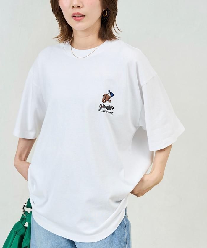 kaoyorinakami × FREAK'S STORE 聯名 跑跑拳擊熊圖案 T恤