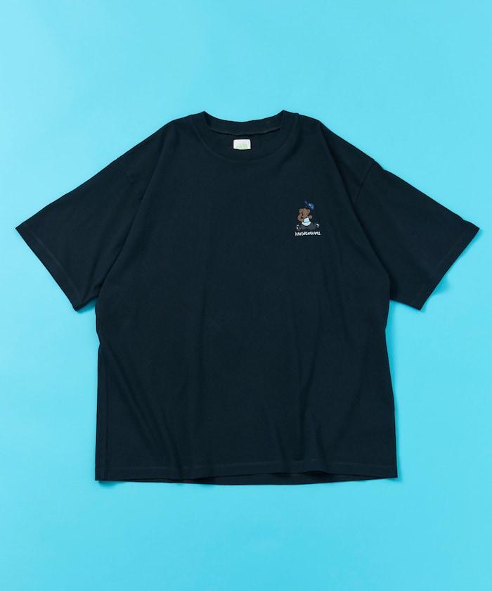 kaoyorinakami × FREAK'S STORE 聯名 跑跑拳擊熊圖案 T恤