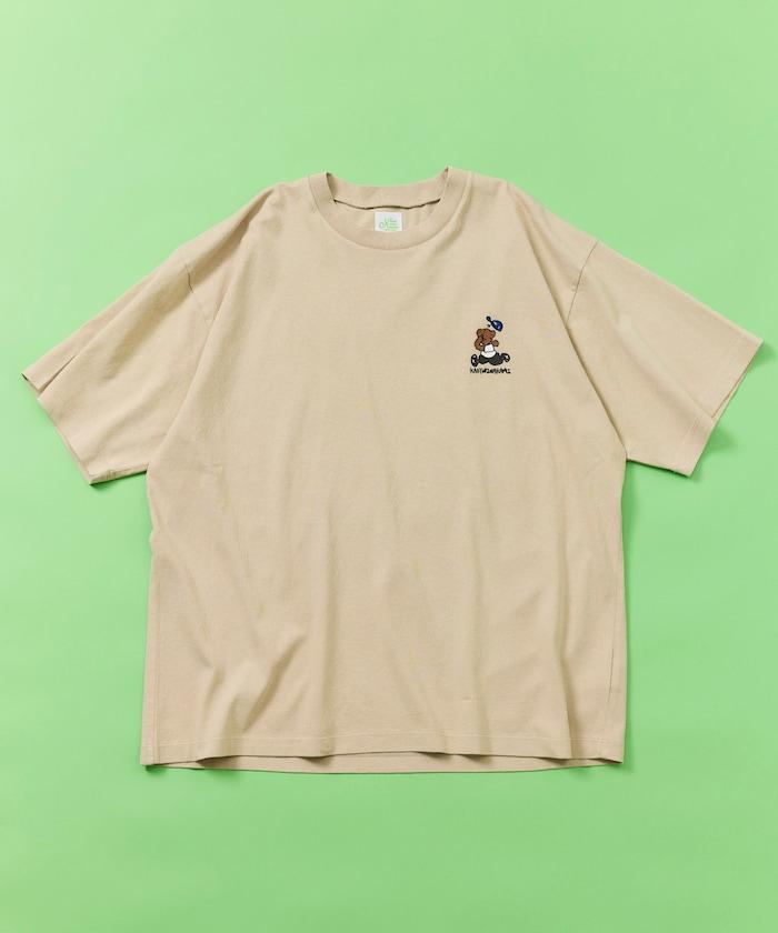 kaoyorinakami × FREAK'S STORE 聯名 跑跑拳擊熊圖案 T恤
