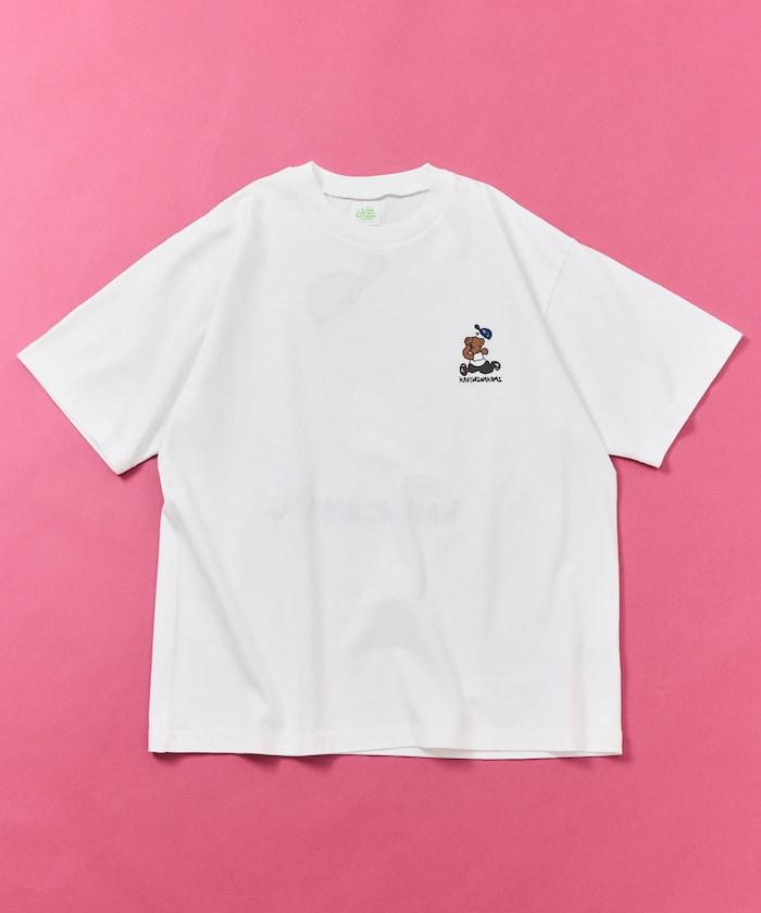 kaoyorinakami × FREAK'S STORE 聯名 跑跑拳擊熊圖案 T恤