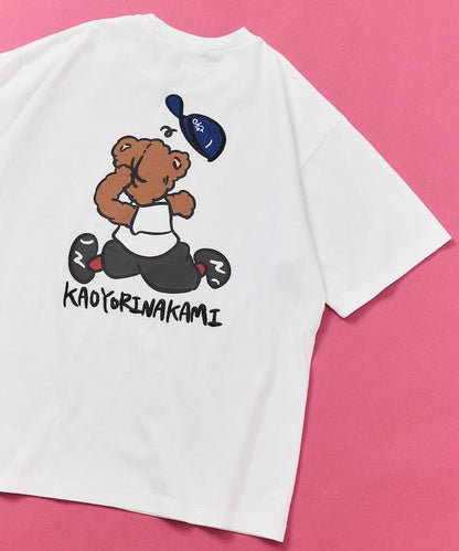 kaoyorinakami × FREAK'S STORE 聯名 跑跑拳擊熊圖案 T恤