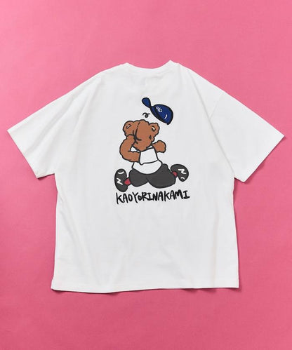 kaoyorinakami × FREAK'S STORE 聯名 跑跑拳擊熊圖案 T恤