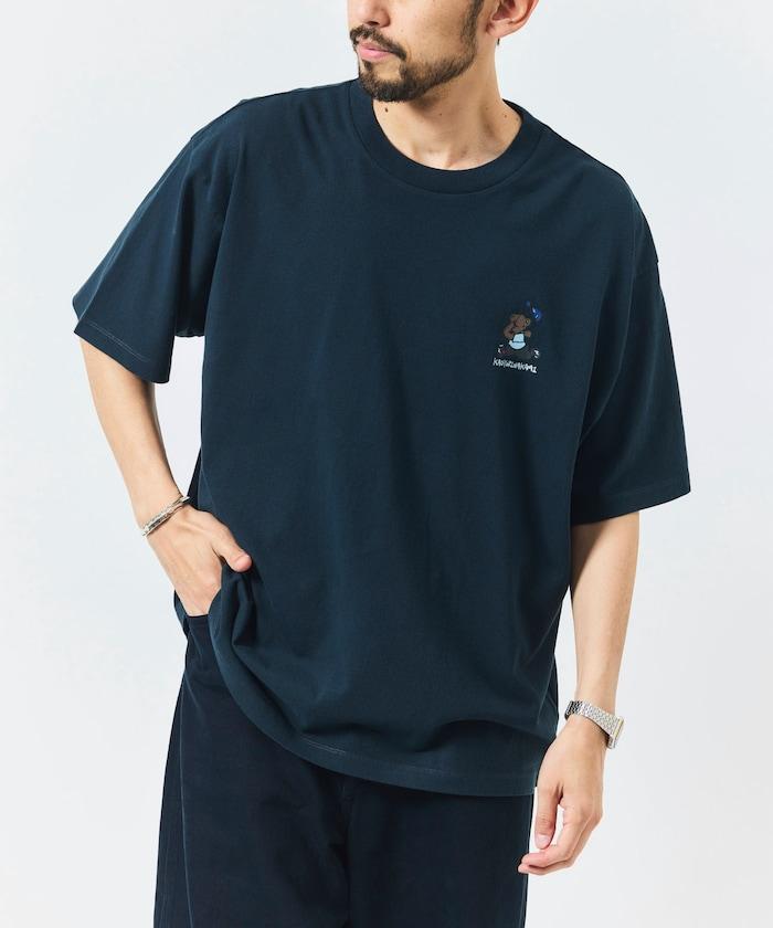 kaoyorinakami × FREAK'S STORE 聯名 跑跑拳擊熊圖案 T恤