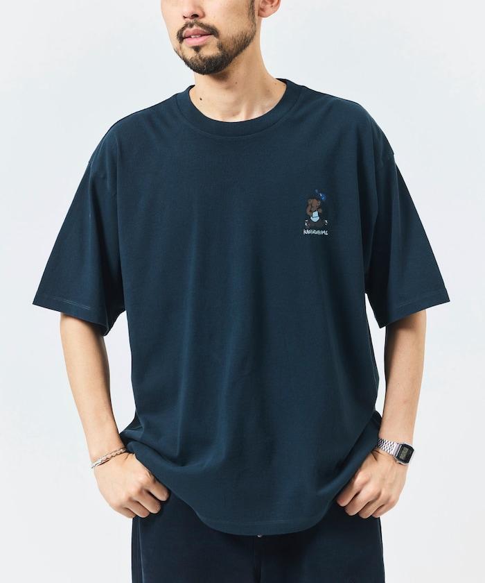 kaoyorinakami × FREAK'S STORE 聯名 跑跑拳擊熊圖案 T恤