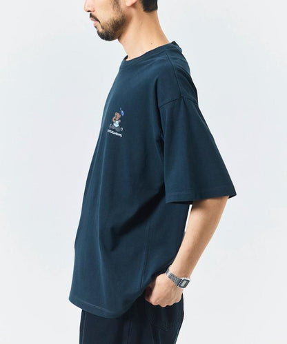 kaoyorinakami × FREAK'S STORE 聯名 跑跑拳擊熊圖案 T恤