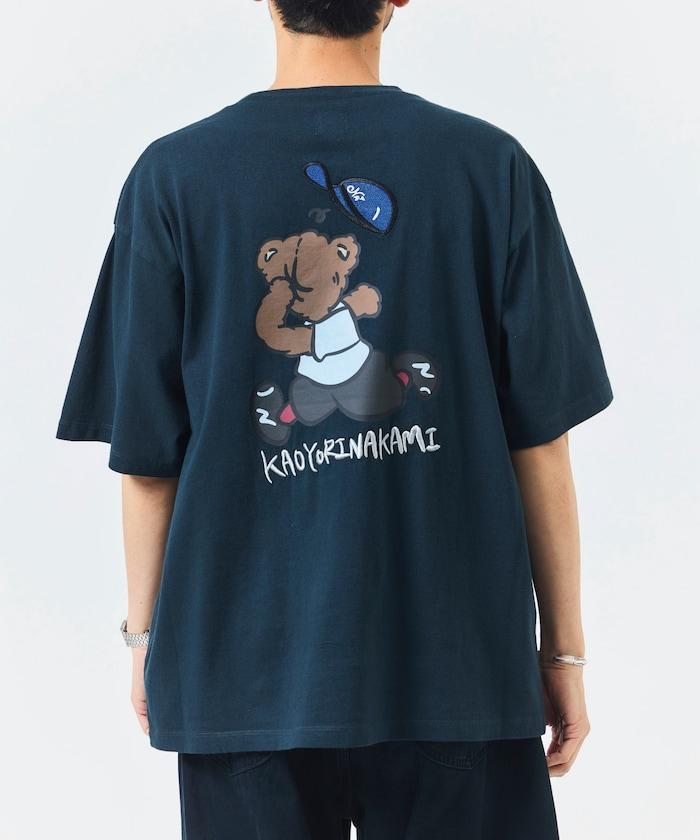 kaoyorinakami × FREAK'S STORE 聯名 跑跑拳擊熊圖案 T恤