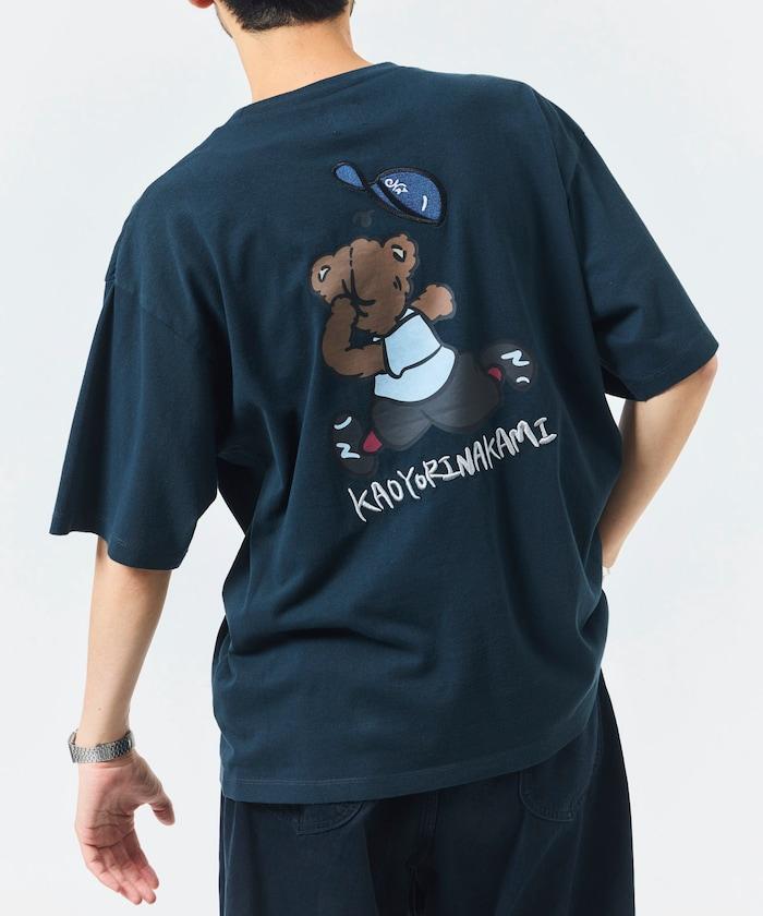 kaoyorinakami × FREAK'S STORE 聯名 跑跑拳擊熊圖案 T恤