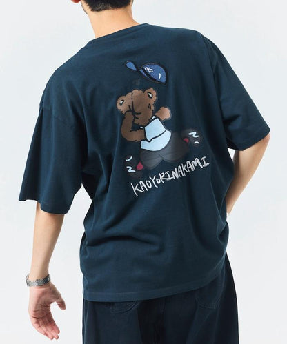 kaoyorinakami × FREAK'S STORE 聯名 跑跑拳擊熊圖案 T恤