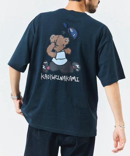 kaoyorinakami × FREAK'S STORE 聯名 跑跑拳擊熊圖案 T恤