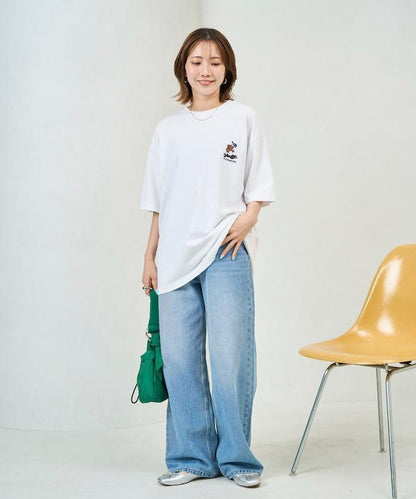 kaoyorinakami × FREAK'S STORE 聯名 跑跑拳擊熊圖案 T恤