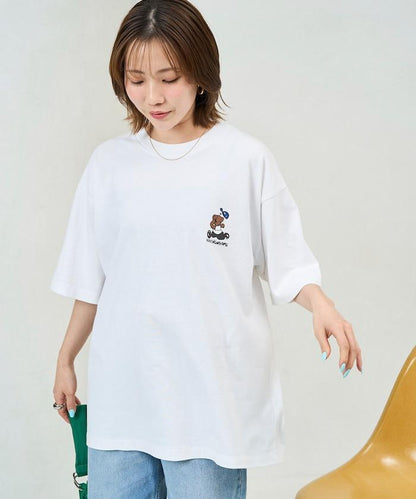 kaoyorinakami × FREAK'S STORE 聯名 跑跑拳擊熊圖案 T恤
