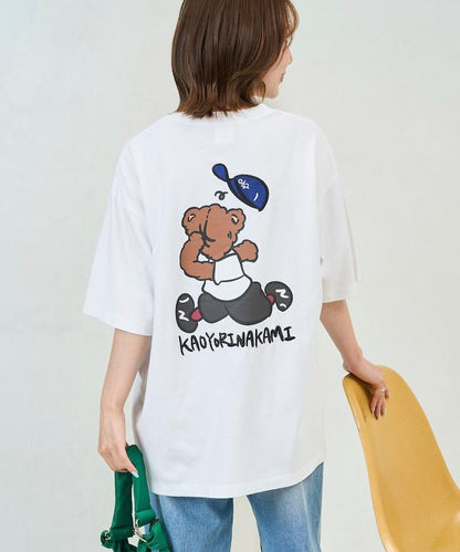 kaoyorinakami × FREAK'S STORE 聯名 跑跑拳擊熊圖案 T恤