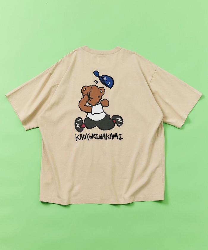 kaoyorinakami × FREAK'S STORE 聯名 跑跑拳擊熊圖案 T恤