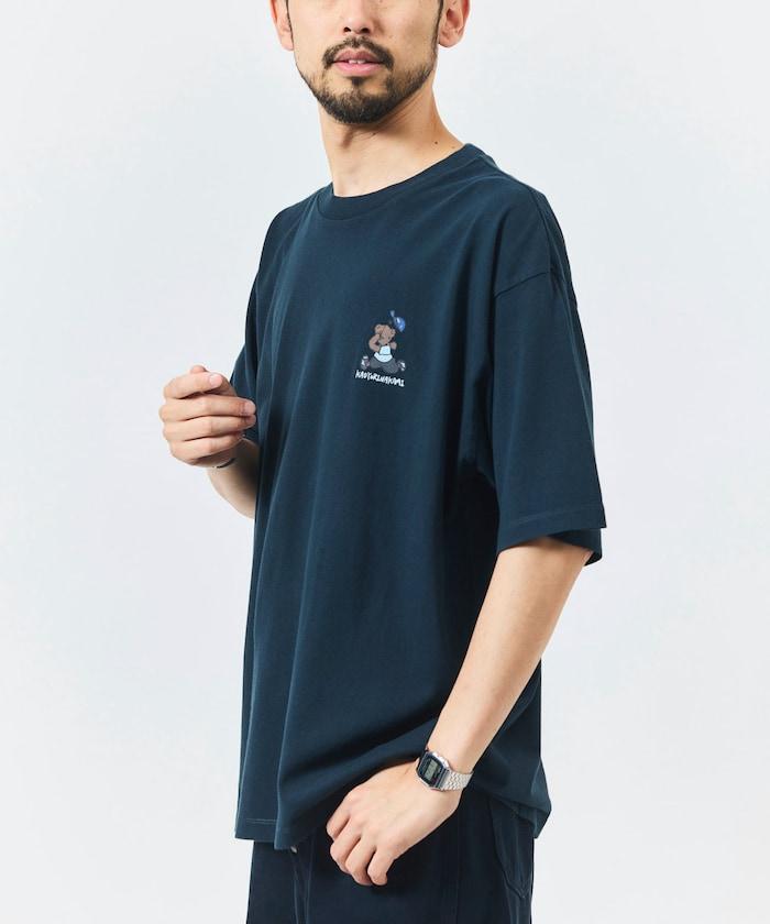 kaoyorinakami × FREAK'S STORE 聯名 跑跑拳擊熊圖案 T恤