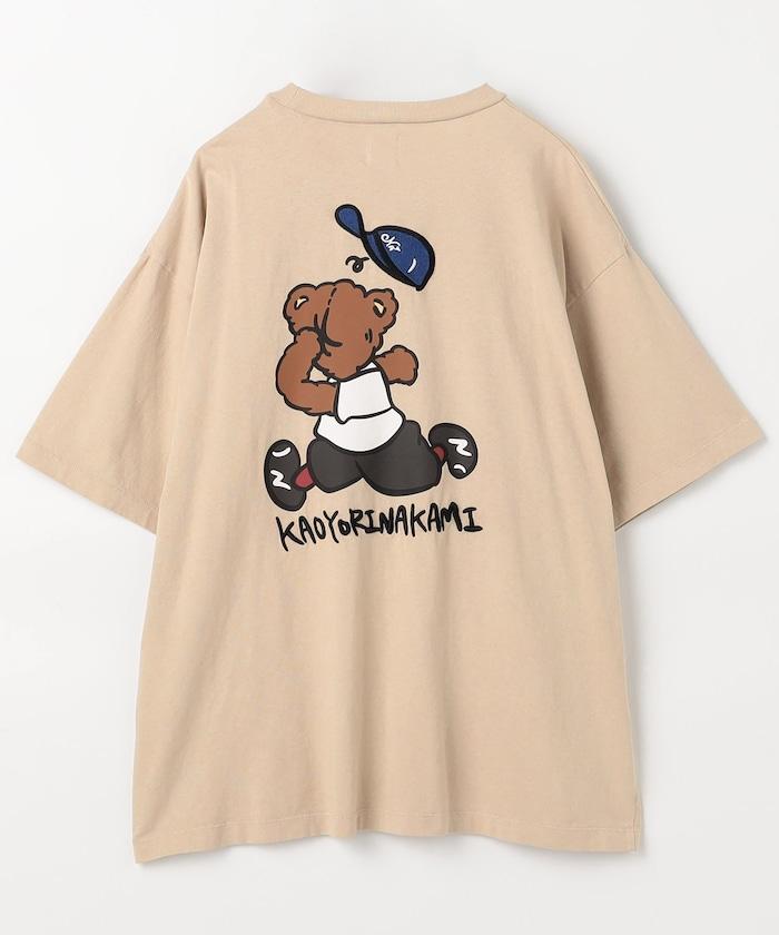 kaoyorinakami × FREAK'S STORE 聯名 跑跑拳擊熊圖案 T恤