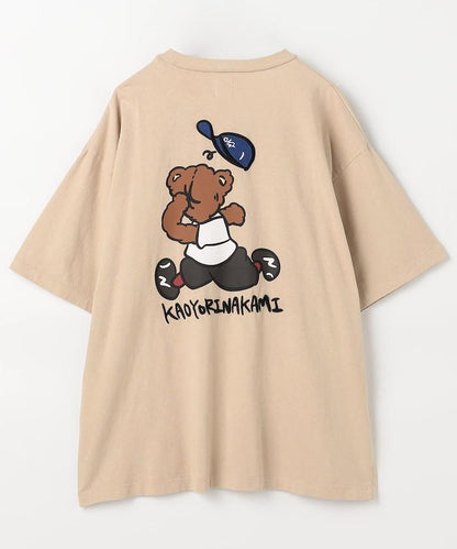 kaoyorinakami × FREAK'S STORE 聯名 跑跑拳擊熊圖案 T恤