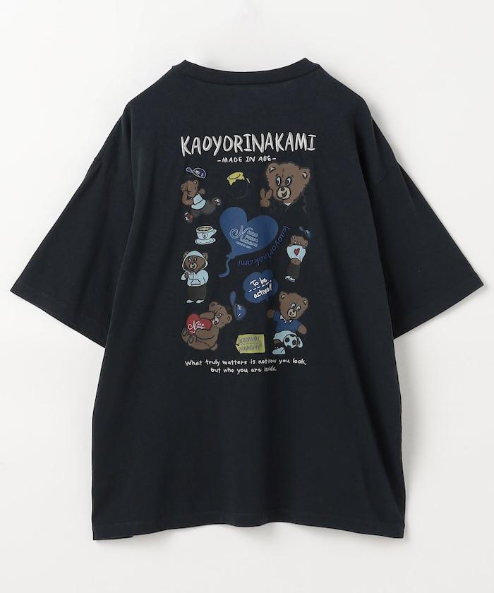 kaoyorinakami × FREAK'S STORE/カオヨリナカミ 別注 ランダムベア Tee
