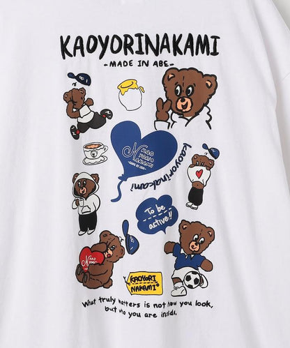 kaoyorinakami × FREAK'S STORE/カオヨリナカミ 別注 ランダムベア Tee