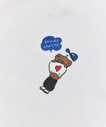 kaoyorinakami × FREAK'S STORE/カオヨリナカミ 別注 ランダムベア Tee