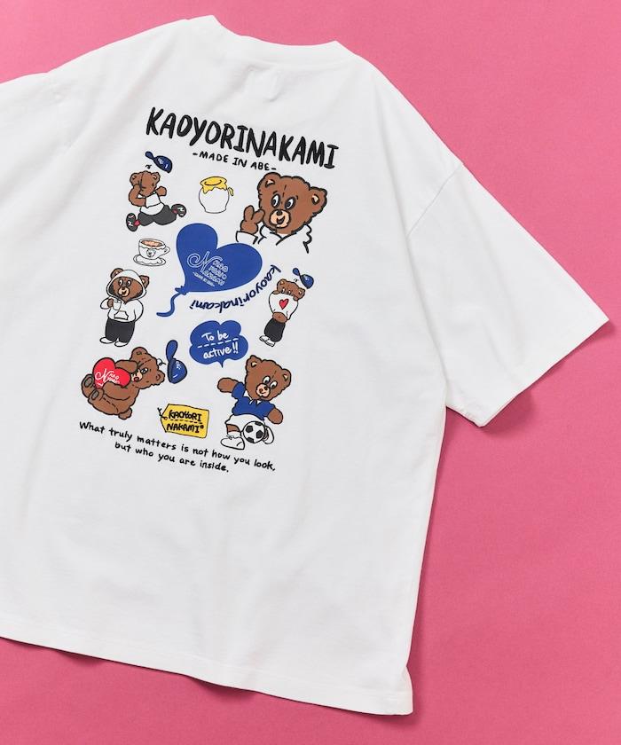 kaoyorinakami × FREAK'S STORE/カオヨリナカミ 別注 ランダムベア Tee