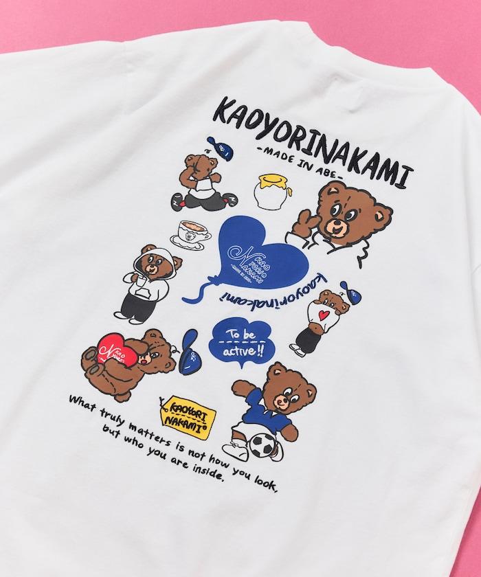 kaoyorinakami × FREAK'S STORE/カオヨリナカミ 別注 ランダムベア Tee