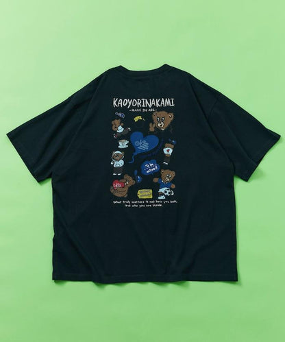 kaoyorinakami × FREAK'S STORE/カオヨリナカミ 別注 ランダムベア Tee