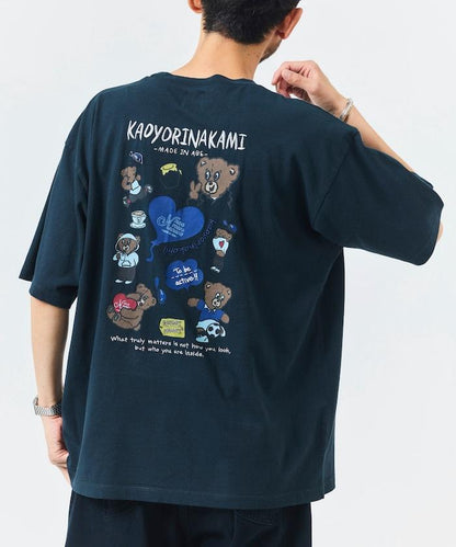 kaoyorinakami × FREAK'S STORE/カオヨリナカミ 別注 ランダムベア Tee