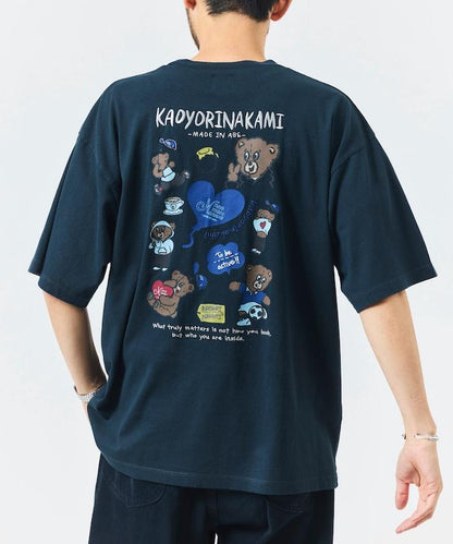 kaoyorinakami × FREAK'S STORE/カオヨリナカミ 別注 ランダムベア Tee
