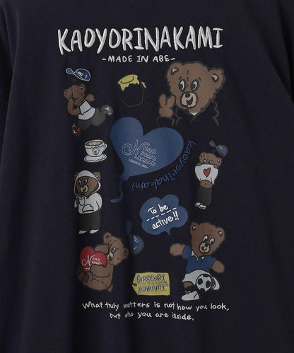 kaoyorinakami × FREAK'S STORE/カオヨリナカミ 別注 ランダムベア Tee