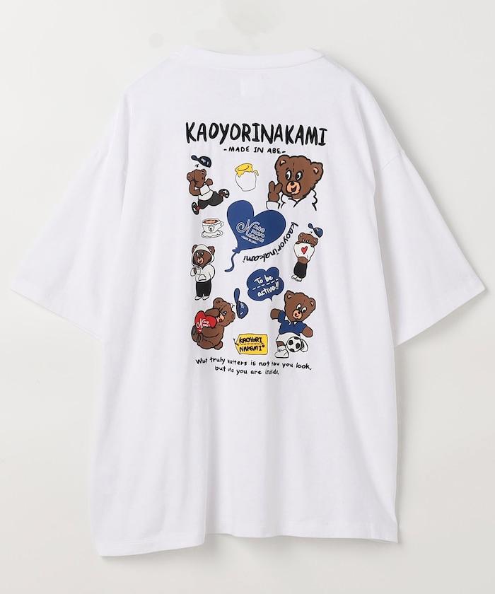 kaoyorinakami × FREAK'S STORE/カオヨリナカミ 別注 ランダムベア Tee