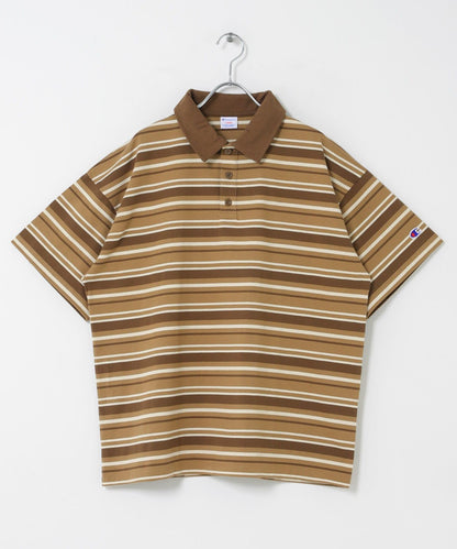 CHAMPION 短袖條紋POLO衫