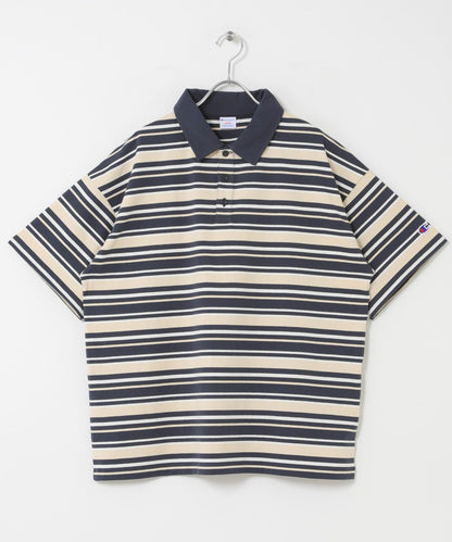 CHAMPION 短袖條紋POLO衫